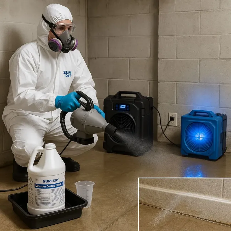 Sanitization and Odor Removal process in Divernon, IL