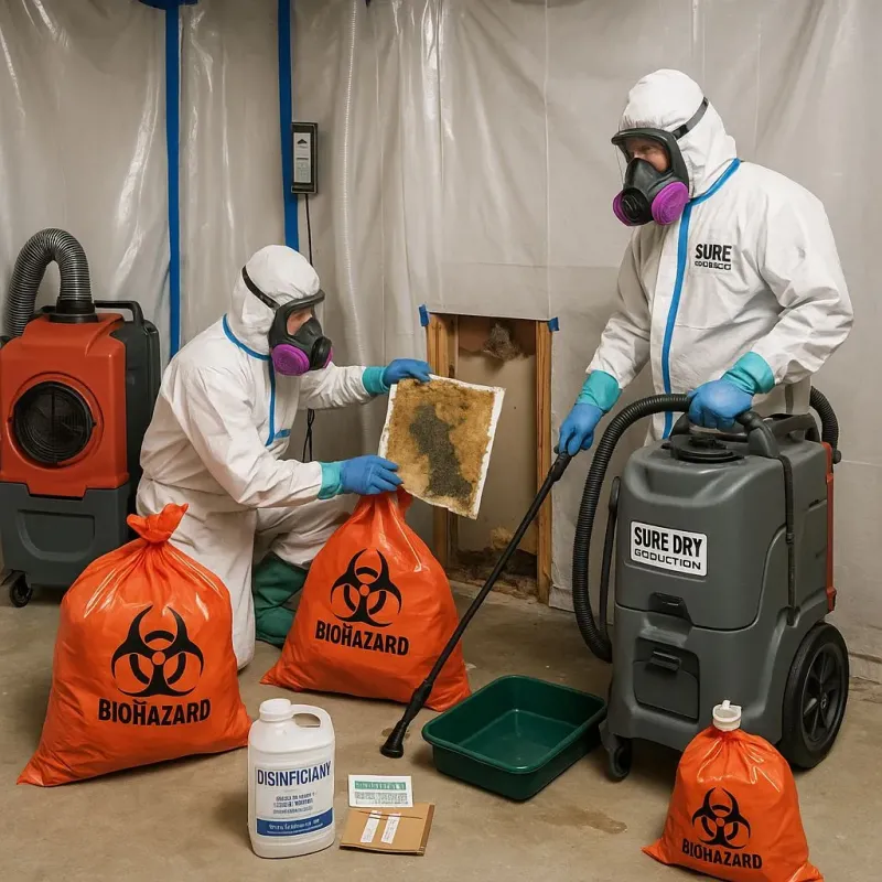 Contaminated Water Handling Protocols process in Divernon, IL
