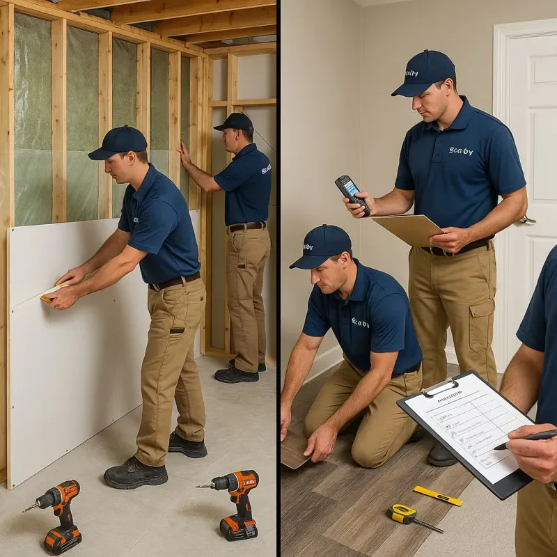Repairs and Reconstruction process in Divernon, IL